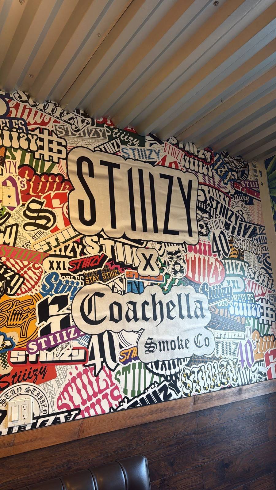 Coachella Smoke Co. Interior, STIIIZY x Coachella Smoke Co.